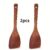 TEMU 2pcs Wooden Cooking Spatula Set, 13-inch Long Handle Wooden Spatula, Flat Design, Frying Pan Spatula, Kitchen Stir-fry Spatula, Wooden Spatula,