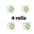 TEMU 4 Rolls Of Thickened Packing Tape, , , Packing Tape Rolls, Transparent Packing Tape, Mobile Tape, Box Tape, Mailing Tape, Packaging Tape Refills