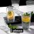 TEMU 5-pack Reusable Plastic Cold Drink Cups, Insulated Round Acrylic Cups For Iced Coffee, Tea, Lemonade, Picnic, Break-resistant,, Multipurpose