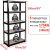 TEMU 5 Tier Metal Storage Shelving Unit Metal Shelving Rack Unit Heavy Duty Racking Shelving Unit Boltless Storage Garage Shelving Units, Utility