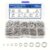 TEMU 600pcs Stainless Steel Elastic Locking Washers Open Washers, Stainless Steel Washers, Locking Washers, Anti-loose Spring Washers Set M2 M2.5 M3