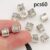 TEMU 60pcs Spacer Beads, Alloy Openwork Spacer Beads, Beading, Bucket-shaped Loose Beads, Positioning Beads, Decorative Beads & Beads & Bead