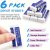 TEMU 6/12pcs Pencil Erasers Large White Erasers For School And Office Drawing Art Erasers