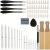 TEMU 63pcs Sketching & Drawing Kit With Blenders, Scrapers, Sponge, Kneaded Eraser & Sandpaper – White Paper Art Tools Set