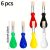 TEMU 6pcs Artist Paint Brushes With Easy To Hold Handles Grip, Round Paint Brushes For Painting Crafts Paint Brushes Diy, Arts & Crafts Paint Brushes