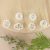 TEMU 6pcs Polymer Clay Cutters, Flower Stud Clay Cutters For Jewelry Making, Polymer Clay Earrings Cutters, Spring Polymer Clay Cutters
