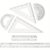 TEMU 6pcs Set – Clear Plastic, & Measurements, Includes 12″ & 6″ , Protractors, And Triangles For And Use