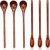 TEMU A Set Of 6 Small Wooden Spoons, Coffee Spoons, Canned Tea Spoons, Wooden Tea Spoons, Tasting Spoons, Mini Stirring Spoons, Honey Spoons, Small