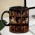 TEMU Bookshelf Pattern Coffee Mug, Coffee Mug Designs