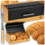TEMU Bread Bin | Kitchen Bread Bins | Kitchen Bread Bin | Bin | Large Bread Bin | Modern Bread Bin For Bread | Lockable Bread Bin | Wooden Bamboo