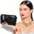 TEMU Breathable Makeup Bag – A Black Zippered Storage Pouch Suitable For Holding Cosmetics Like Lipsticks, Powder, Eyeshadow Palettes, As Well As