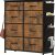 TEMU Chest Of Drawers With 8 Drawers, Fabric Drawers With Side Pocket&hooks, Handle, Sturdy , Storage Drawers For Bedroom, Room, Closet, Clothes,