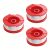 TEMU Cmzst0653 String Compatible With , 0.065″ 30ft String Trimmer Replacement Line, Auto Feed String Line For String Trimmer Edger (3 Spool)