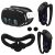 TEMU For 3 Accessories, Vr Silicone Cover Set, Vr Controller Grip Cover, Vr Shell Cover, Vr Silicone Mask, Vr Thumb Stick Cover (black), Ooavr