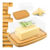 TEMU Hausmann Butter Dish Bamboo Butter Keeper Kitchen Container For Storing Butter With Lid