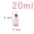 TEMU Pink Essential Oil Bottles With White Droppers, Glass Dropper Bottles In Varying Sizes Refillable Cosmetic Containers Liquids & Serums