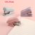 TEMU Pink Morandi Mini Stapler – Cute Small Handheld Stapler For Students & Office Use, Durable Plastic Construction, For Easy Portability, Stapler