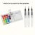 TEMU Portable Acrylic Paint Box Tool Set, Portable Color Mixing Palette With Solid Paint Pens