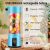 TEMU Portable Blender Cup, Electric Blender, Mini Blender Portable Blender For Shakes And Smoothies, Juice, 12.85oz, 2000mah, 6 Blade With Safety
