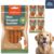TEMU Rawhide Twists Sticks Healthy Food Snacks Chicken Wrapped Rawhide Dog Chew Sticks –pet Dog Treats Meat Healthy High Protein Puppy Treats For