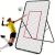 TEMU Soccer , Volleyball , 7×4 Feet Adjustable Volleyball Board Net, And Polyethylene Mesh, Durable Portable Volleyball Training Equipment For