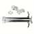 TEMU Stainless Steel Clay Extruder Fondant Craft Clay Modeling Tool