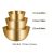 TEMU Stainless Steel Mixing Bowls, Large Mixing Bowl Cooking Bowls Baking Bowls Silvery Bowls For Kitchen Deep Bowl(golden)