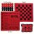 TEMU Vintage Super Tic Tac Toe And Checkers Set With 24 Checkers Pieces, Reversible Rug For Outdoor Activities And Adults, Board Games, Lawn Games,