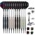 Turnart Darts Plastic Tip – Professional Soft Tip Darts Set for Electronic Dartboard 12 Pcs 18 Grams with 50 Extra Tips 24 Flights 2 Flight Protctors