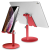 Universal Aluminum Adjustable Stand for Tablets and Phones – Red