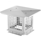 VEVOR Chimney Cap, 9 x 9 inch, 304 Stainless Steel Fireplace Chimney Cover, Not Easily Toppled & Practical Accessories & Easy Installation, Fits Mesh