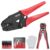 VEVOR Ratcheting Crimping Tool Set For Insulated Electrical Connectors AWG22-10 with Wire Stripper and 210pcs Heat Shrink Tubes Labor-Saving Ratchetin