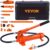 VEVOR 4 Ton Porta Power Kit, Portable Hydraulic Jack with 3.9 ft/1.2 m Oil Hose, Auto Body Frame Repair Kit with Storage Case for Car Repair, Truck, F