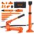 VEVOR 4 Ton Porta Power Kit, Portable Hydraulic Jack with 3.9 ft/1.2 m Oil Hose, Auto Body Frame Repair Kit with Storage Case for Car Repair, Truck, F