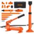 VEVOR 10 Ton Porta Power Kit, Hydraulic Ram with Pump, Car Jack with 4.6 ft/1.4 m Oil Hose, Bent Frame Repair Tool with Storage Case for Automotive, G