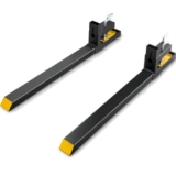 VEVOR Pallet Forks, 4000 lbs Capacity clamp on Pallet Forks, 60″ Tractor Bucket Forks, Heavy Duty Front Loader Attachment for Tractor, Loader Bucket,