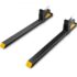 VEVOR Pallet Forks, 2000 lbs Clamp on Pallet Forks, 43″ Total Length Tractor Bucket Forks with Adjustable Stabilizer bar, Heavy Duty Pallet Forks for