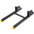 VEVOR Pallet Forks, 4000 lbs Capacity clamp on Pallet Forks, 60″ Tractor Bucket Forks, Heavy Duty Front Loader Attachment for Tractor, Loader Bucket,