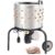 VEVOR Chicken Plucker Machine, Feather Plucker with 20-inch Stainless Steel Drum, Defeathering Equipment with 108 Soft Fingers, Simple Debris Collecti