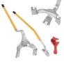 VEVOR Tire Mount Demount Tool, 22.5-24.5 inch Manual Steel Tire Changer Mount Demount Removal Tool, with Extra bead holder, Tubeless Truck Bead Breake