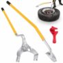 VEVOR Tire Mount Demount Tool, 22.5-24.5 inch Manual Steel Tire Changer Mount Demount Removal Tool, with Extra bead holder, Tubeless Truck Bead Breake