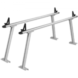 VEVOR Truck Rack, 800 lbs Capacity, 71″x32″ Aluminum Ladder Rack for Truck with 8 Non-Drilling C-clamps, Heavy Duty Truck Bed Rack Two-Bar Set for Kay