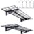 VEVOR Garage Storage Shelving, 2 Pack, 4 x 1 ft Heavy Duty Garage Shelves Wall Mounted, 400 lbs Load Capacity(Total) Garage Storage Rack Floating Shel