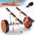 VEVOR Heavy Duty Kayak Cart, 450lbs Load Capacity, Detachable Canoe Trolley Cart with 12” Solid Tires, Adjustable Width & Nonslip Support Foot, for K