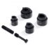 VEVOR Impact Socket Set, 1/2″ 19 Piece Impact Sockets, Deep Socket, 6-Point Sockets, 1/2 Inches Drive Socket Set Impact 3/8 inch – 1-1/2 inch, Cr-V Ru
