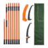 VEVOR Pallet Forks, 2000 lbs Clamp on Pallet Forks, 43″ Total Length Tractor Bucket Forks with Adjustable Stabilizer bar, Heavy Duty Pallet Forks for