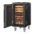 VEVOR Insulated Food Pan Carrier, 109 Qt Hot Box for Catering, LLDPE Food Box Carrier with Double Buckles, Front Loading Food Warmer with Handles, End