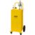 VEVOR 30 Gallon Fuel Caddy, Gas Storage Tank & 4 Wheels, with Manuel Transfer Pump, Gasoline Diesel Fuel Container for Cars, Lawn Mowers, ATVs, Boats,