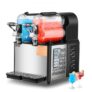 VEVOR Commercial Slushy Machine, 3Lx2 Double Tank Frozen Drink Machine, 24 Cups Stainless Steel Margarita Smoothie Frozen Drink Maker, Slushie Maker f