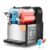 VEVOR Commercial Slushy Machine, 3Lx2 Double Tank Frozen Drink Machine, 24 Cups Stainless Steel Margarita Smoothie Frozen Drink Maker, Slushie Maker f